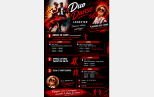 Cours de danses latines le lundi 56 Lanester